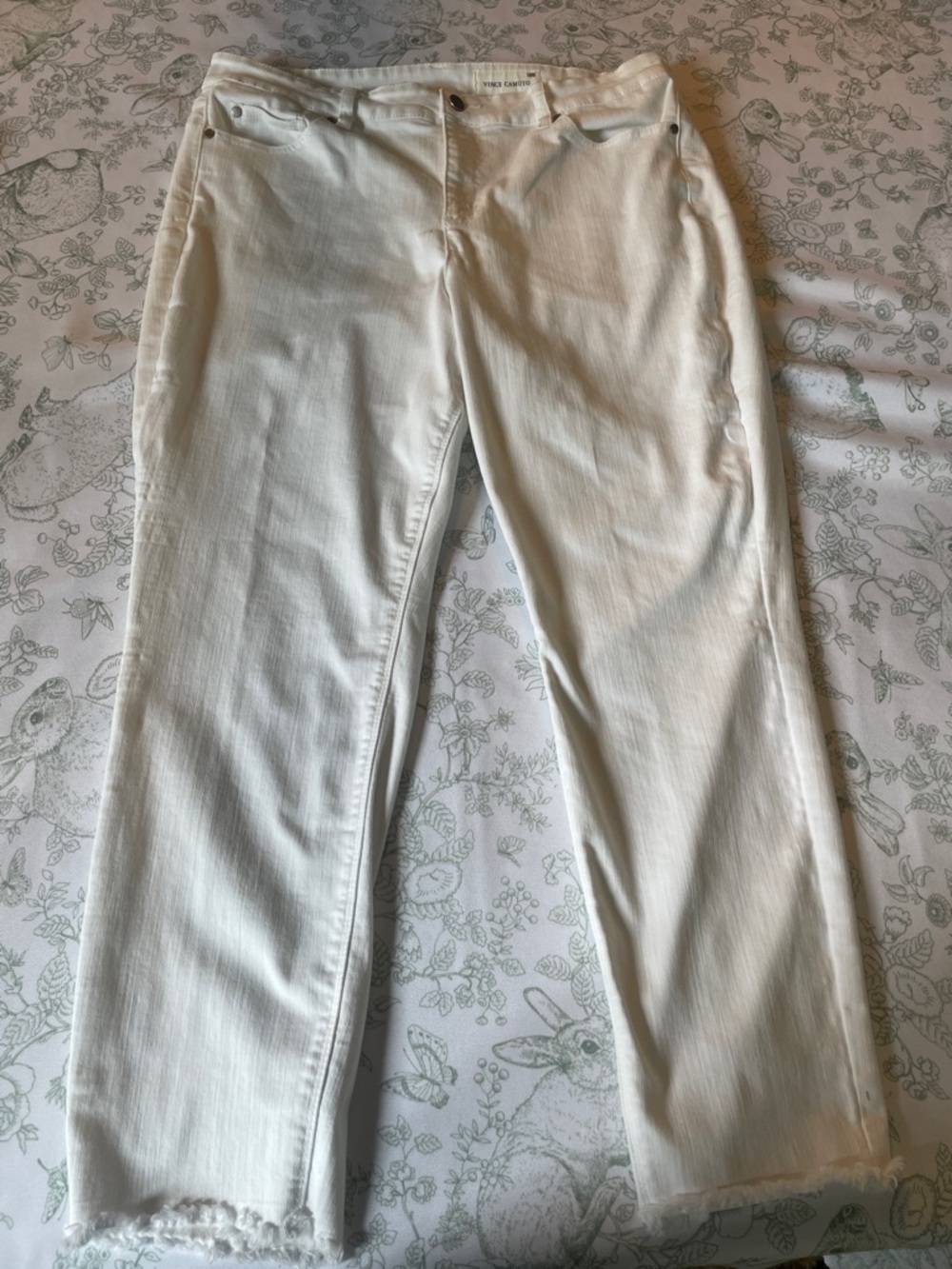 Vince Camino white Denim Ankle Jeans